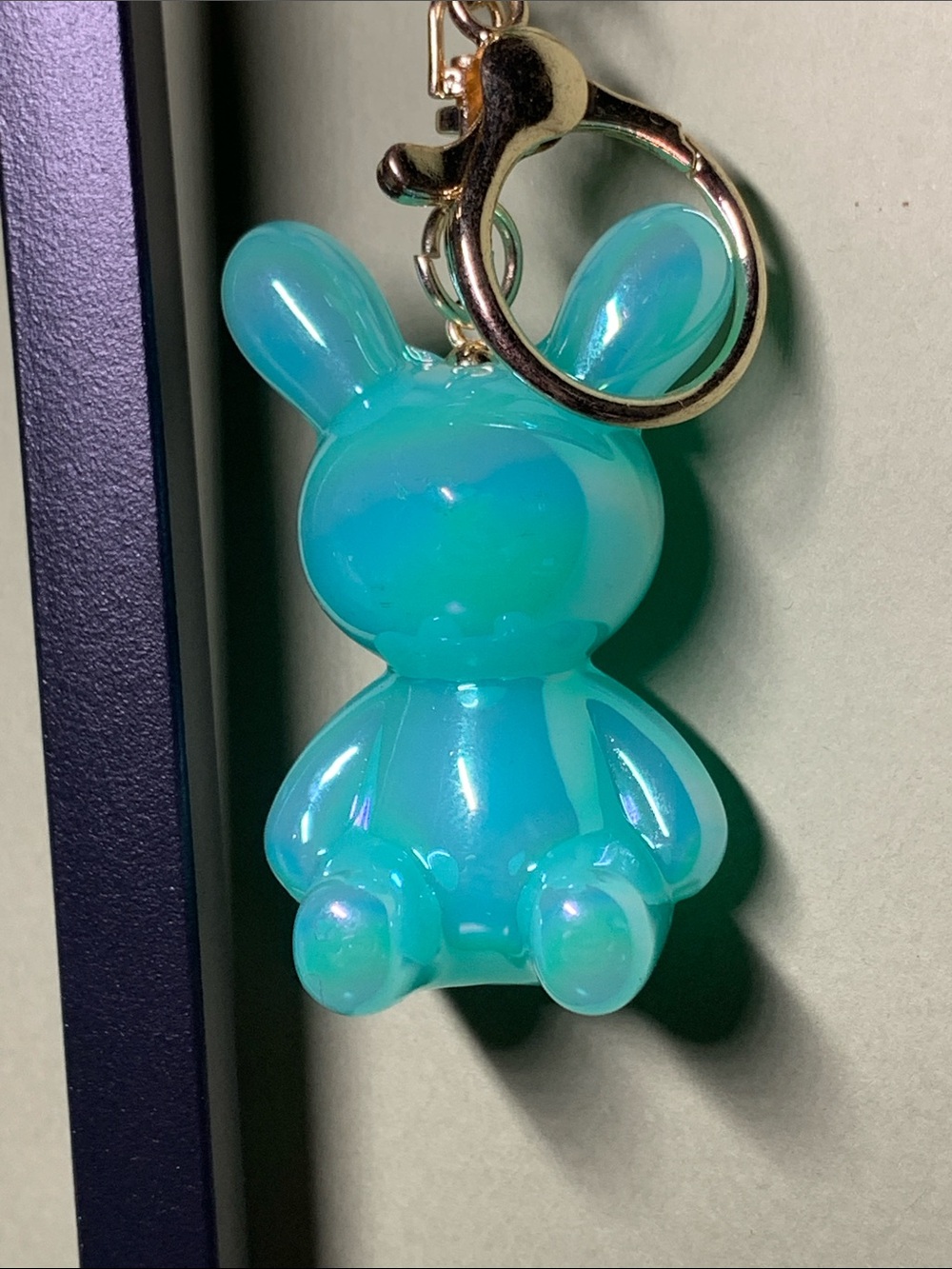 Charm Buddy Keychain - Blue Rabbit - Picture 2 of 4